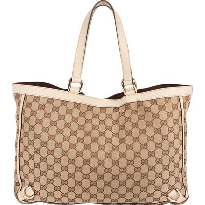 Gucci Monogram GG Canvas Abbey Handbag