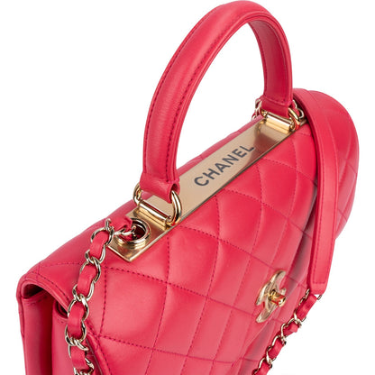 Chanel Quilted Lambskin Trendy CC Top Handle Handbag