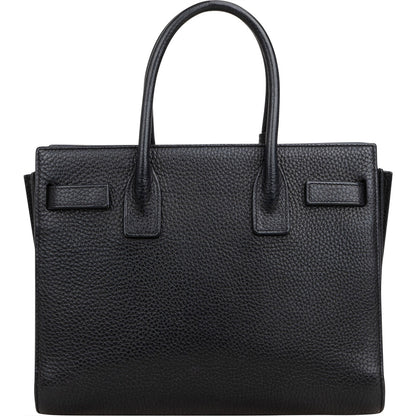 Saint Laurent Grained Leather Sac de Jour Handbag