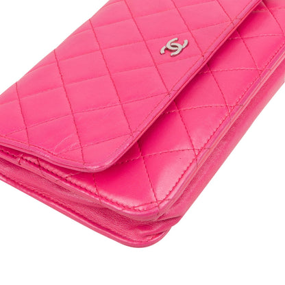 Chanel Quilted Lambskin Wallet On Chain Crossbody Bag