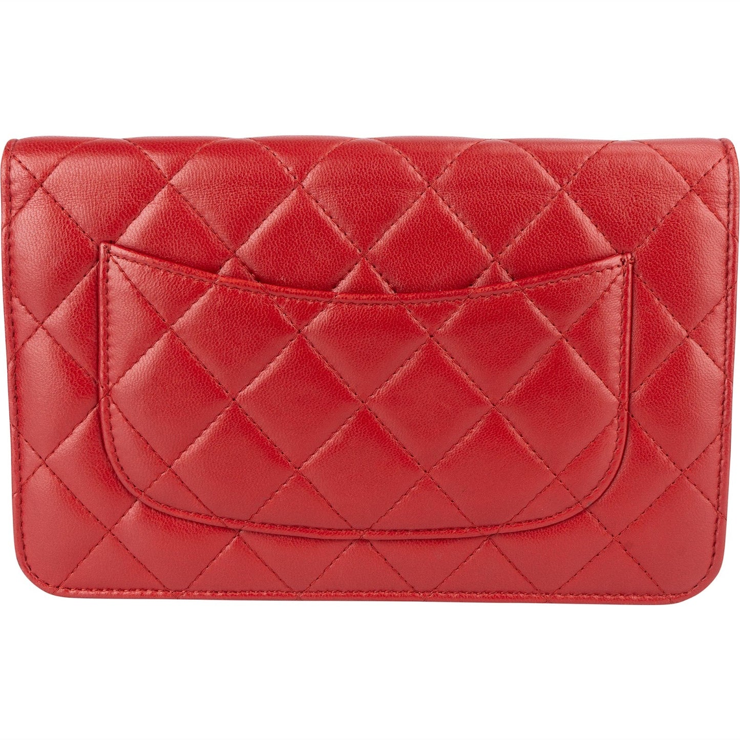 Chanel Quilted Lambskin Wallet on Chain Crossbody Bag