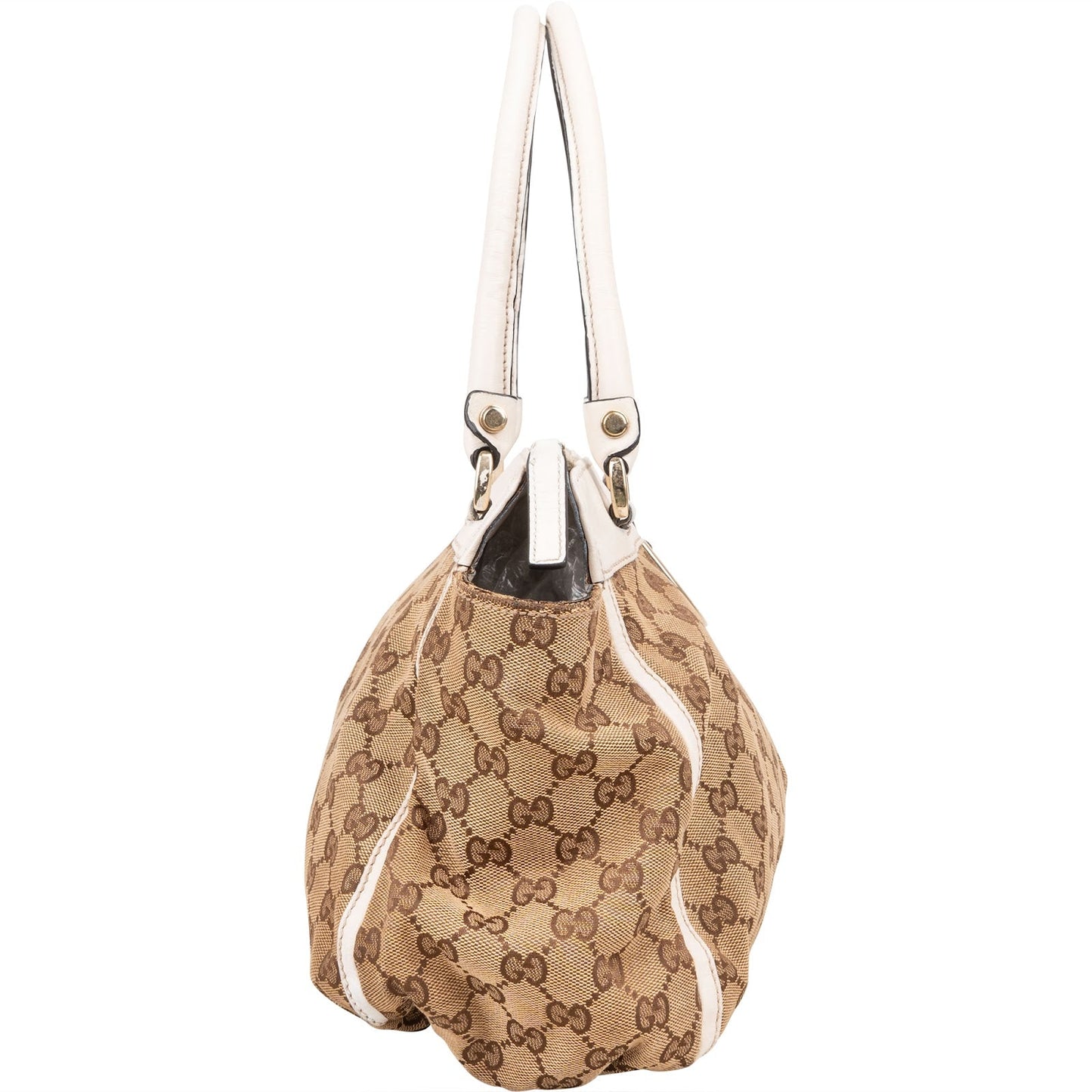 Gucci Monogram GG Canvas Abbey D-Ring Tote Shoulder Bag