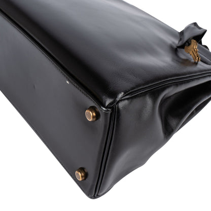 Hermès Box Calfskin Kelly 32 Retourne Handbag