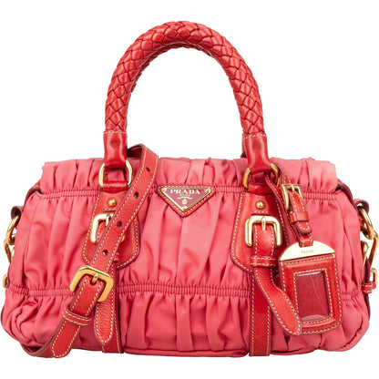 Prada Tessuto Gauffre Satchel Handbag