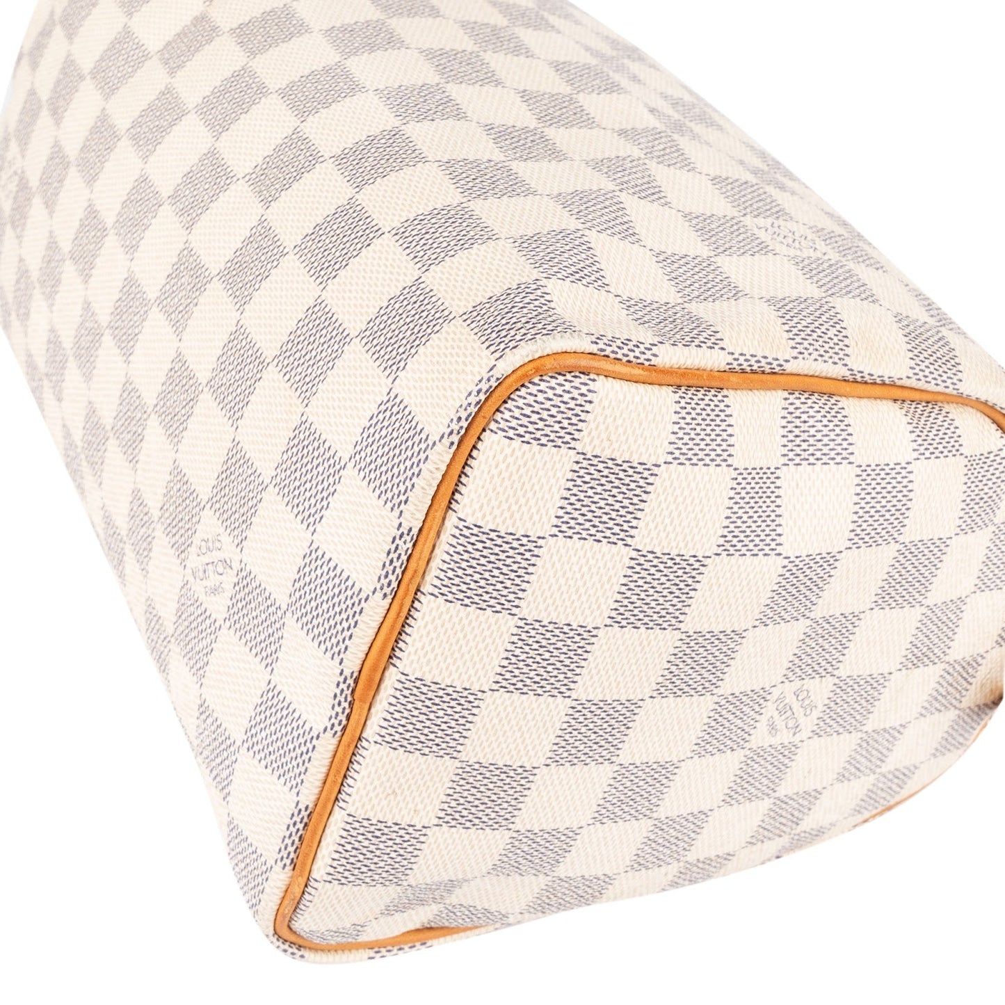 Louis Vuitton Monogram Damier Azur Canvas Speedy 25 Handbag