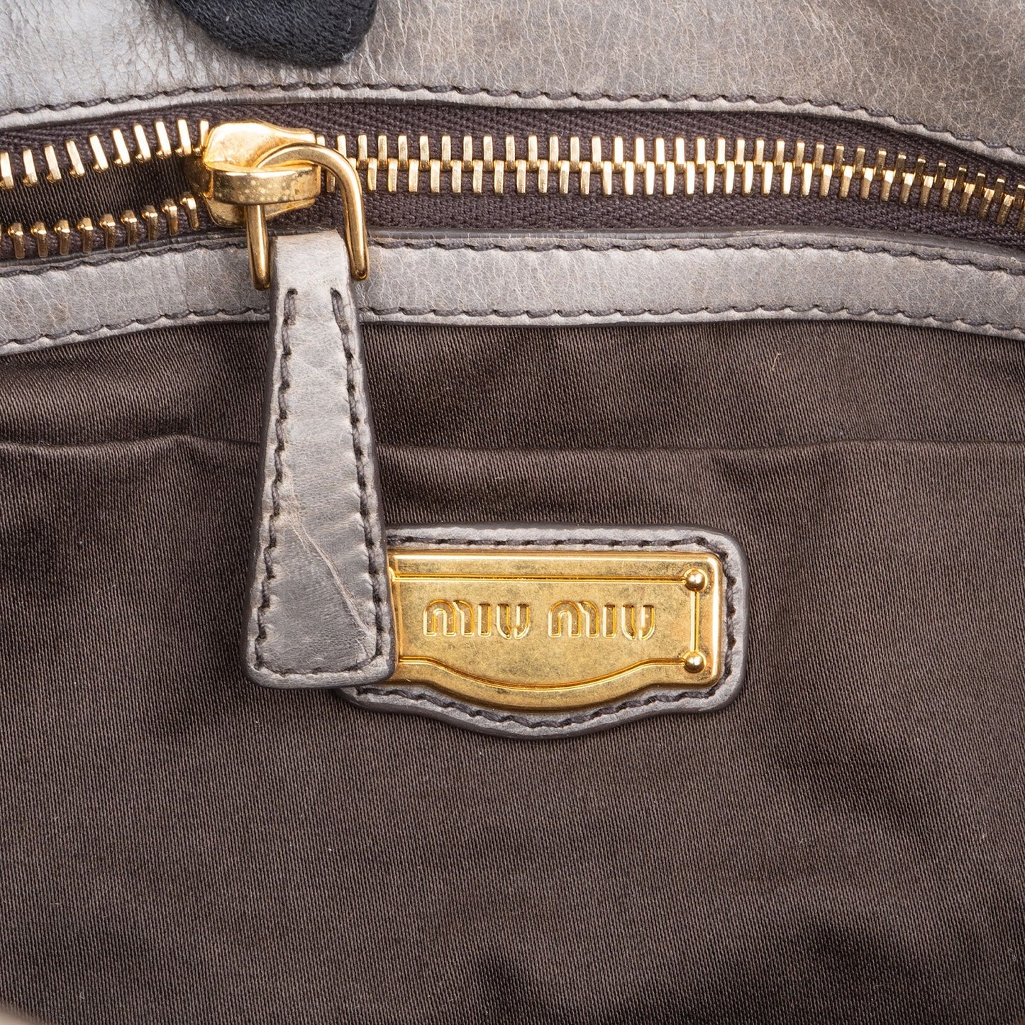 Miu Miu Matelassé Leather City Handbag