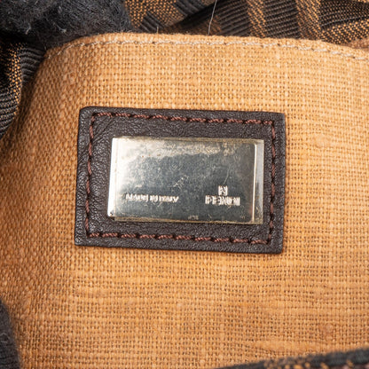 Fendi Monogram FF Baguette  Shoulder Bag