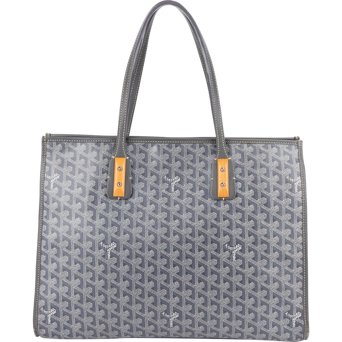 Goyard Monogram Goyardine Marquises Tote Shoulder Bag