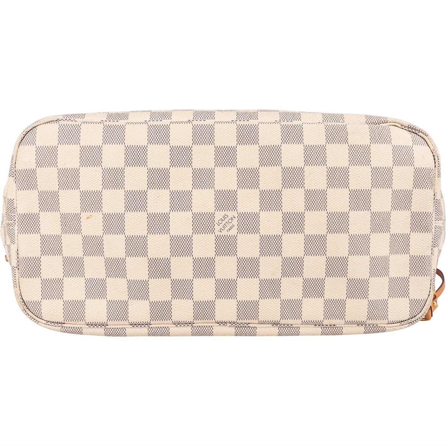 Louis Vuitton Monogram Damier Azur Canvas Neverfull MM Shoulder Bag