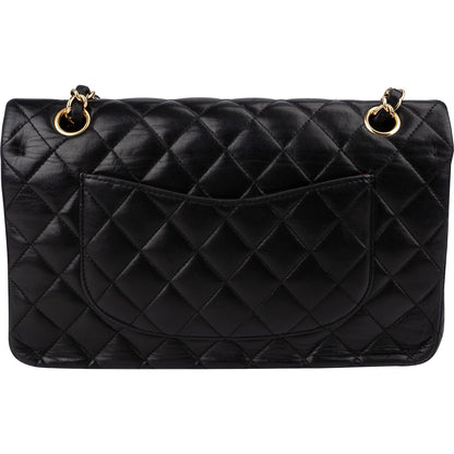Chanel Quilted Lambskin Medium Double Flap Shoulder Bag