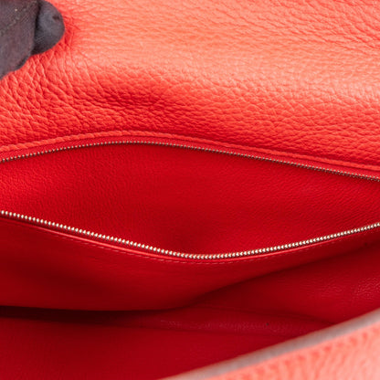 Hermès Grained Togo Leather Palladium Kelly Retourne 32 Handbag