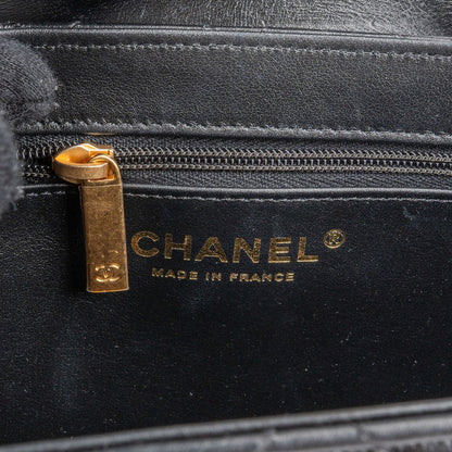 Chanel  Quilted Lambskin Kelly Top Handle Small Crossbody Handbag