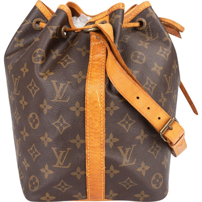 Louis Vuitton Monogram Canvas Sac Noé Petit Shoulder Bag