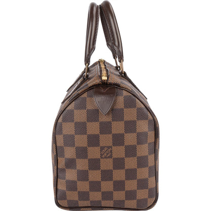 Louis Vuitton Monogram Damier Ebene Speedy 25 Handbag