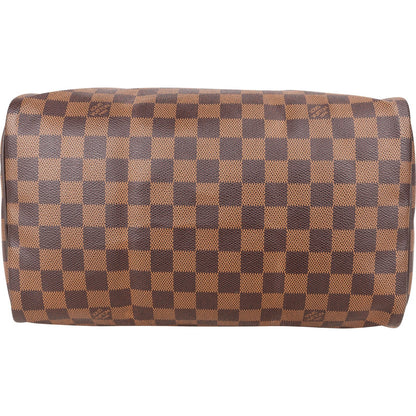 Louis Vuitton Monogram Damier Ebene Speedy 30 Handbag