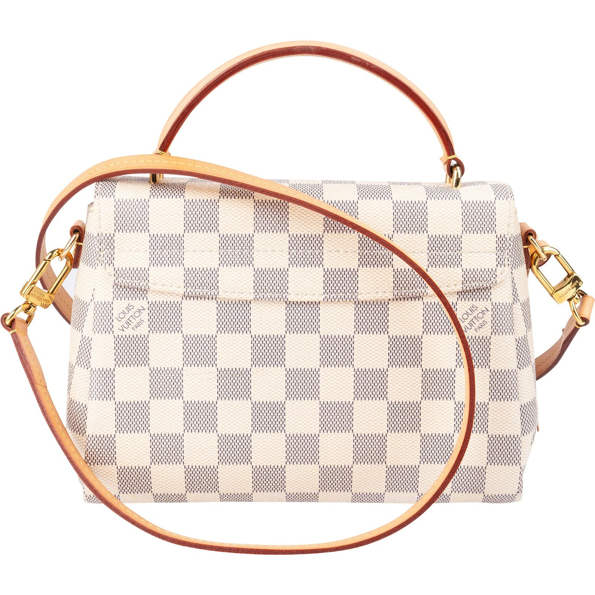 Louis Vuitton Monogram Damier Azur Canvas Crossette Handbag