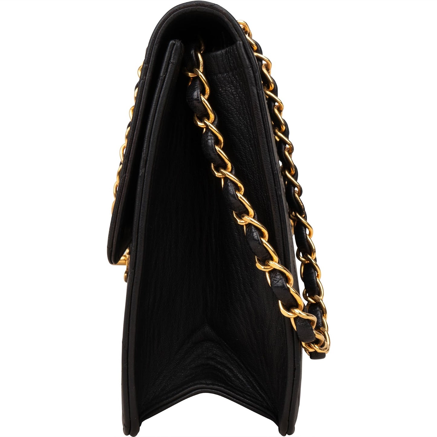 Chanel Quilted Lambskin  Medium Single Flap Shoulder Bag