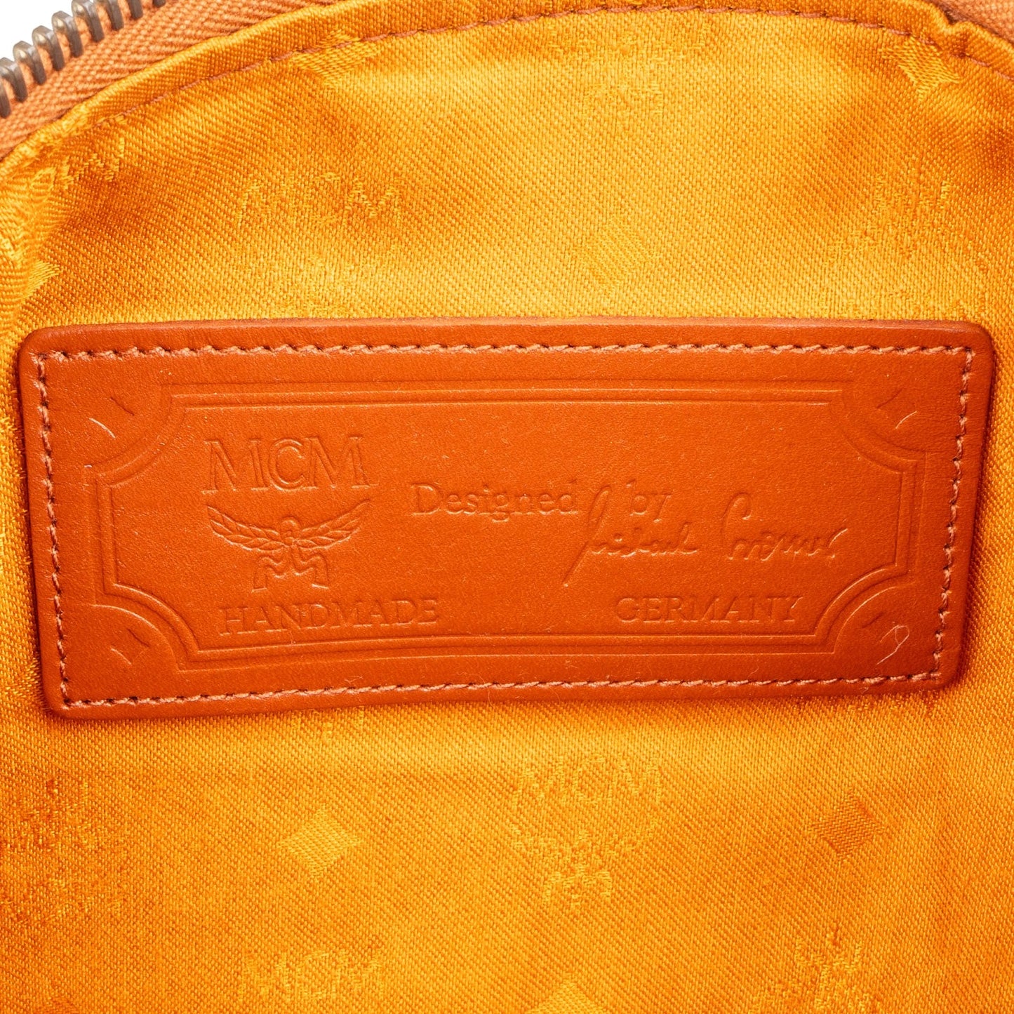 MCM Monogram Visetos Boston Travel Bag 50