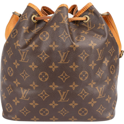 Louis Vuitton Monogram Canvas Sac Noé Petit Shoulder Bag
