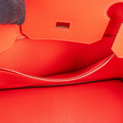 Hermès Coral Epsom Leather Birkin 30 Handbag