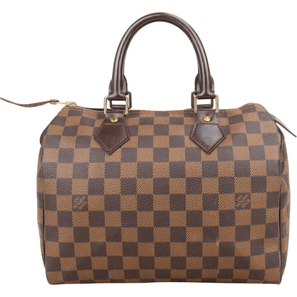 Louis Vuitton Monogram Damier Ebene Speedy 25 Handbag
