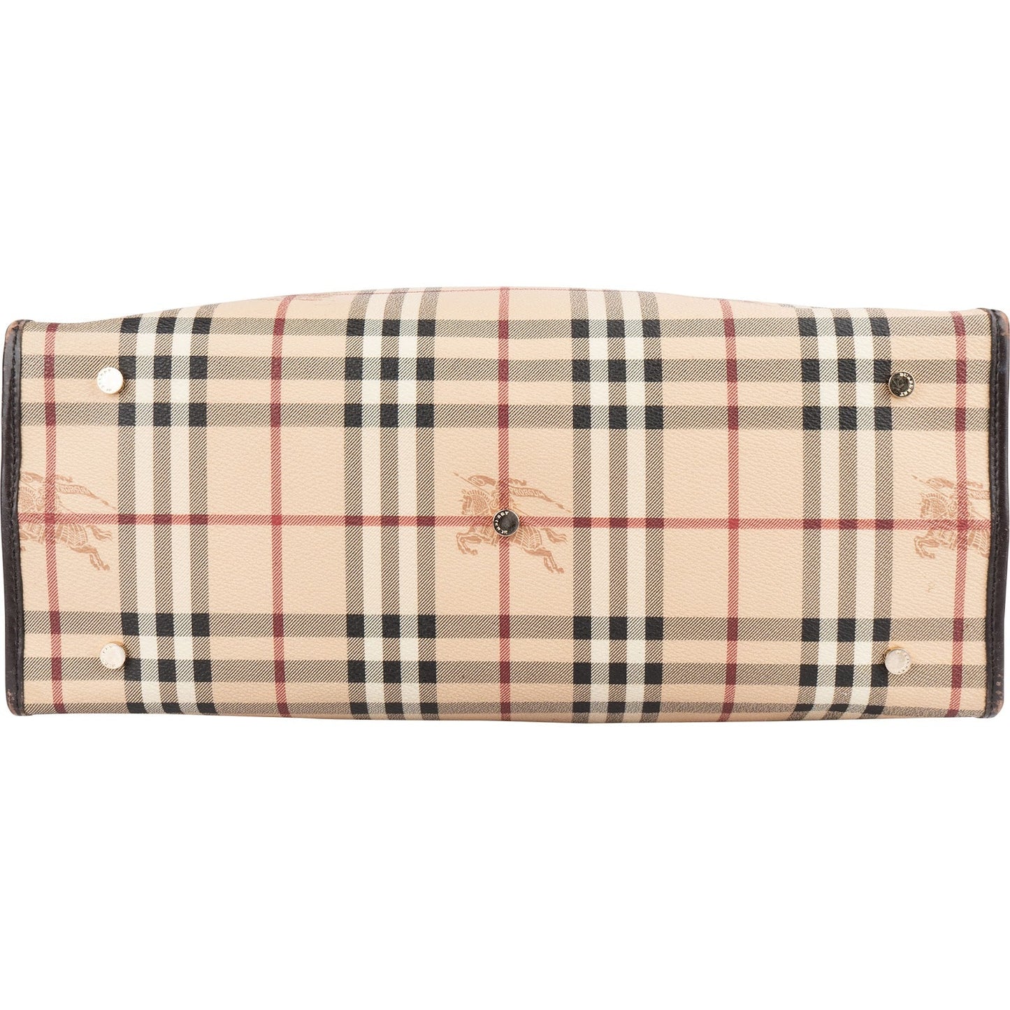 Burberry Haymarket Check Tote Shoulder Bag