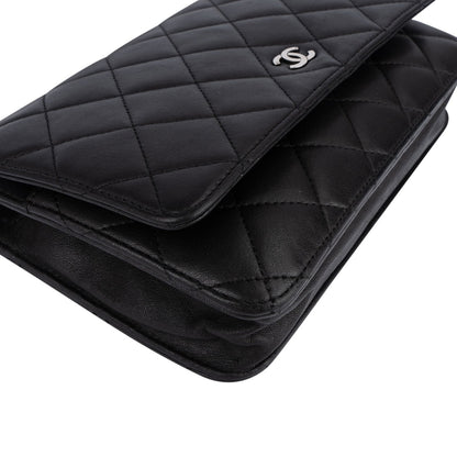 Chanel Quilted Lambskin Wallet On Chain Crossbody Bag