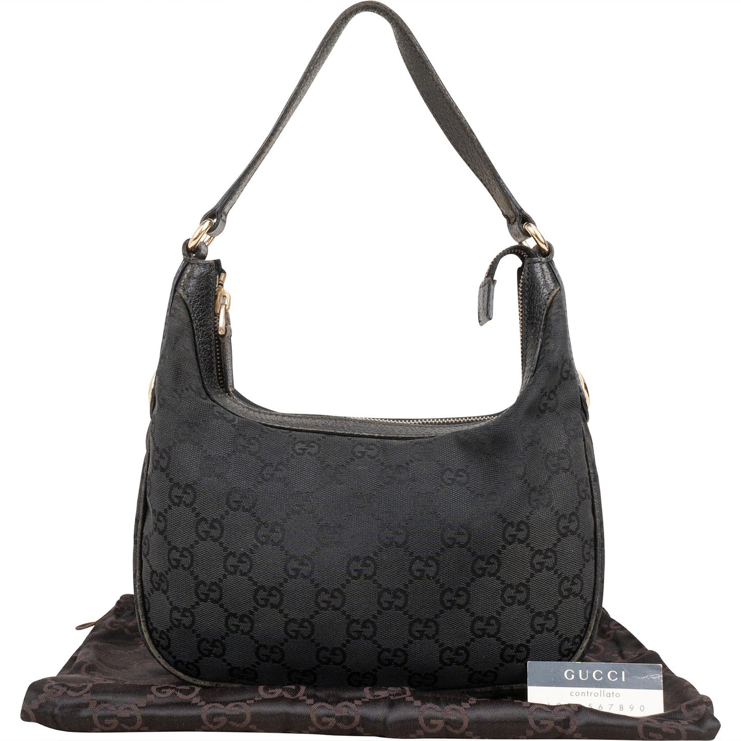 Gucci Monogram GG Canvas Small Shoulder Bag