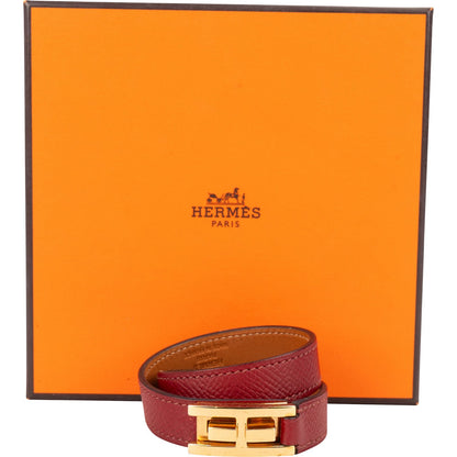 Hermès Kelly Collier Rivale Double Tour Bracelet