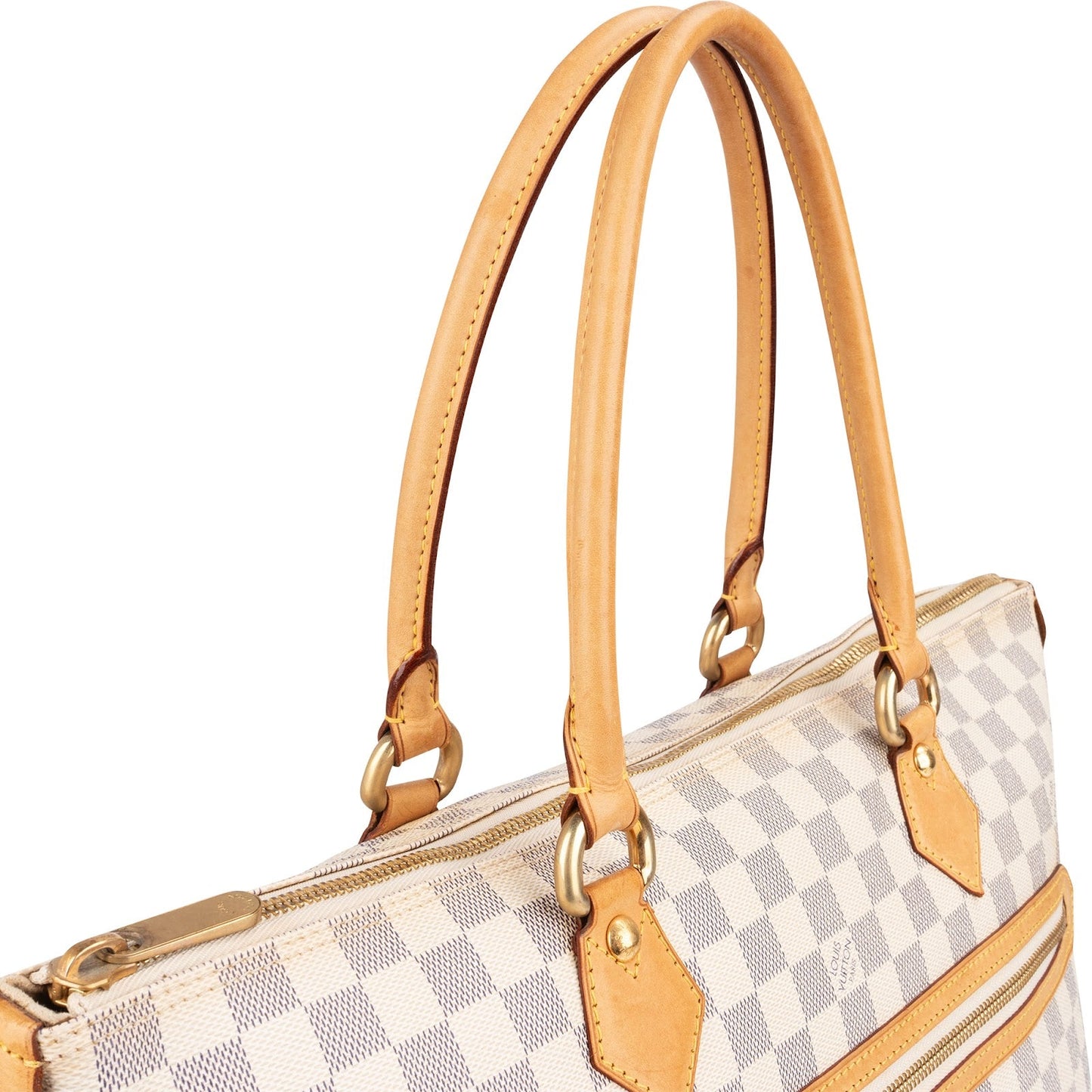 Louis Vuitton Monogram Damier Azur Saleya GM Shoulder Bag