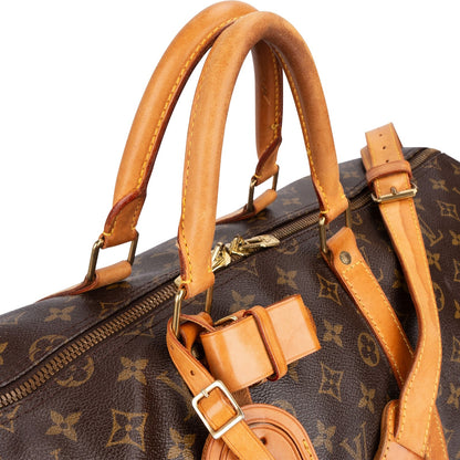 Louis Vuitton Monogram Canvas Keepall 55 Bandoulière Travel Bag