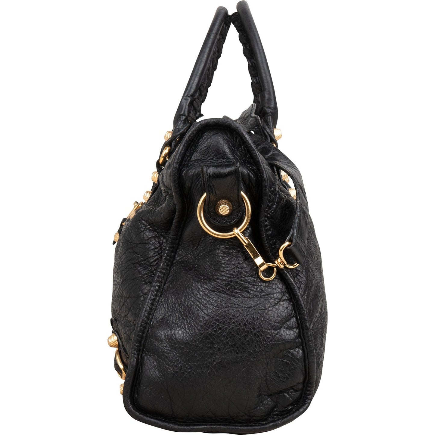 Balenciaga Black Leather Classic City Handbag