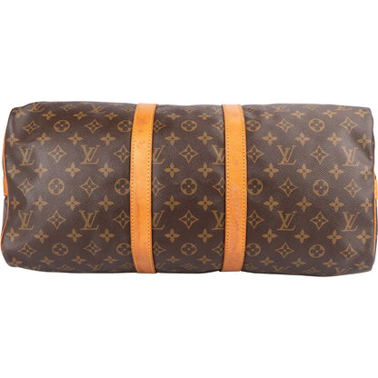 Louis Vuitton Monogram Canvas Keepall 45 Bandoulière Travel Bag