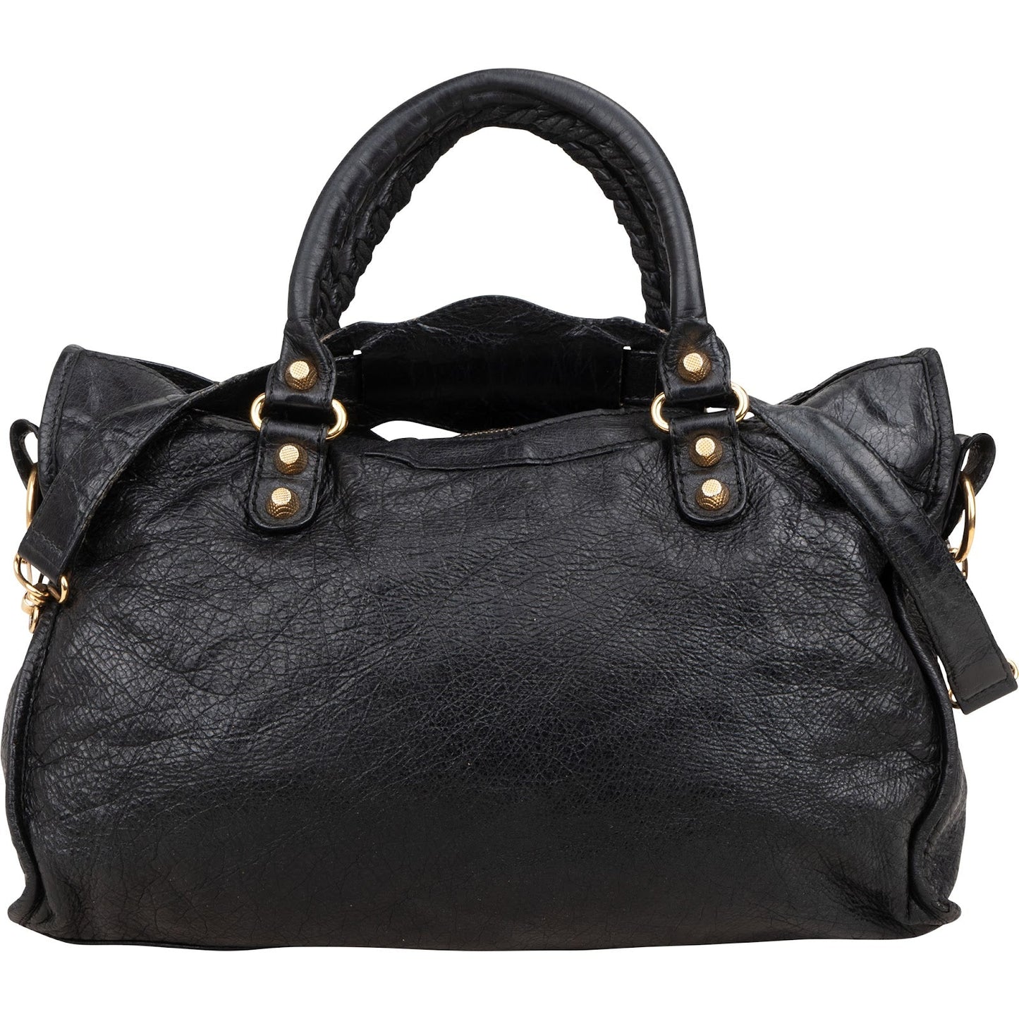Balenciaga Black Leather Classic City Handbag
