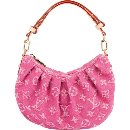 Louis Vuitton Monogram Denim Pochette Valley Shoulder Bag