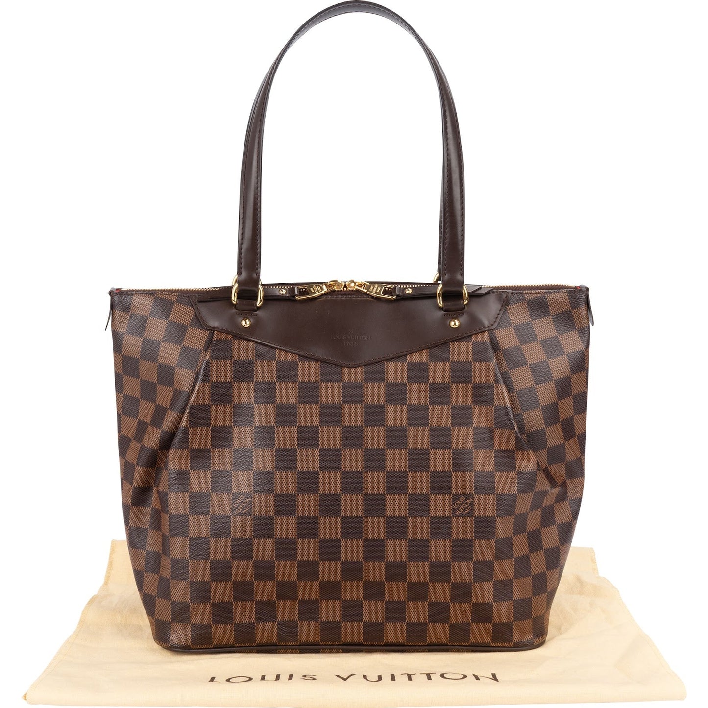 Louis Vuitton Monogram Damier Ebene Westminster GM Shoulder Bag