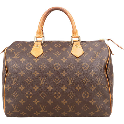 Louis Vuitton Monogram Canvas Speedy 30 Handbag