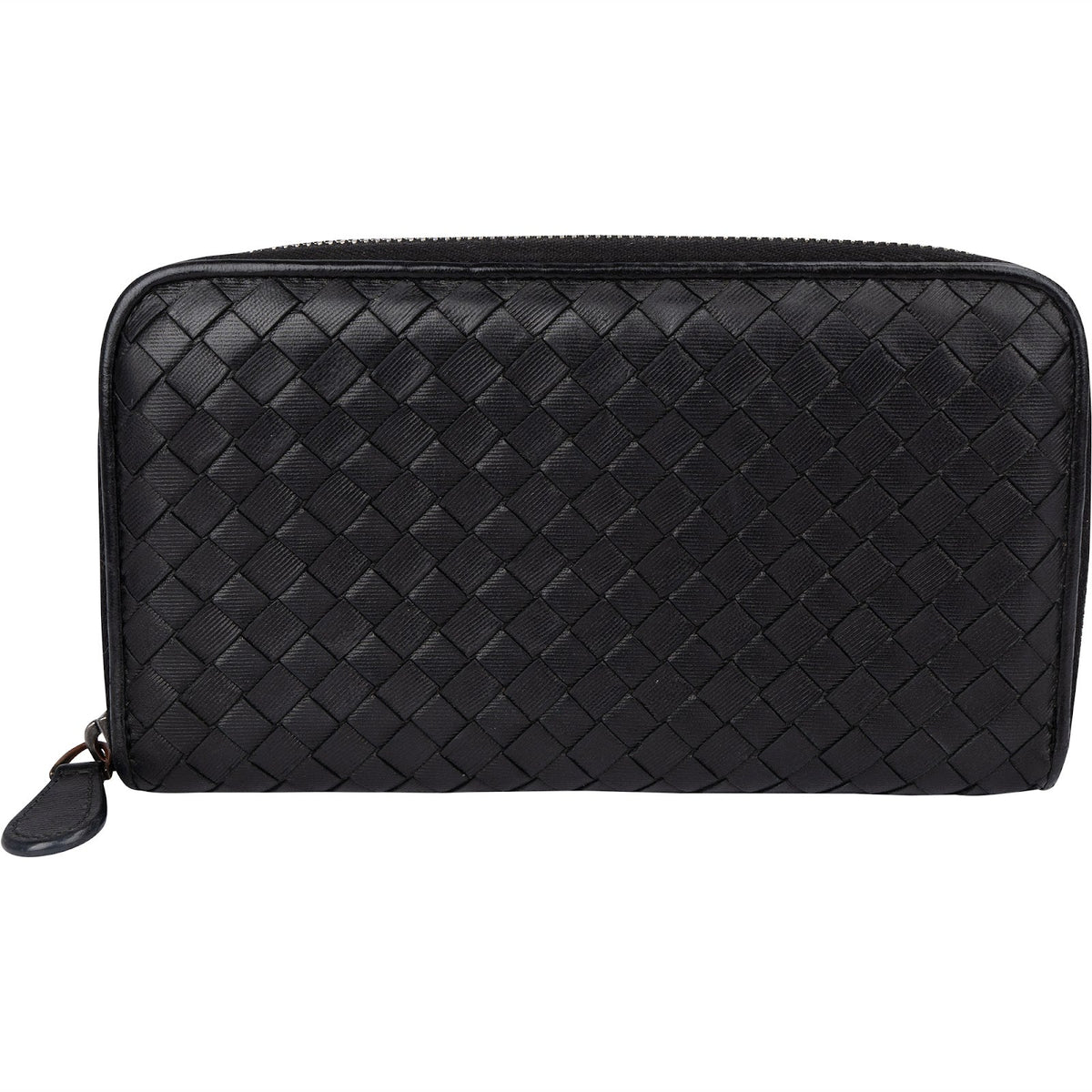 Bottega Veneta Intrecciato Leather Zip Around Wallet