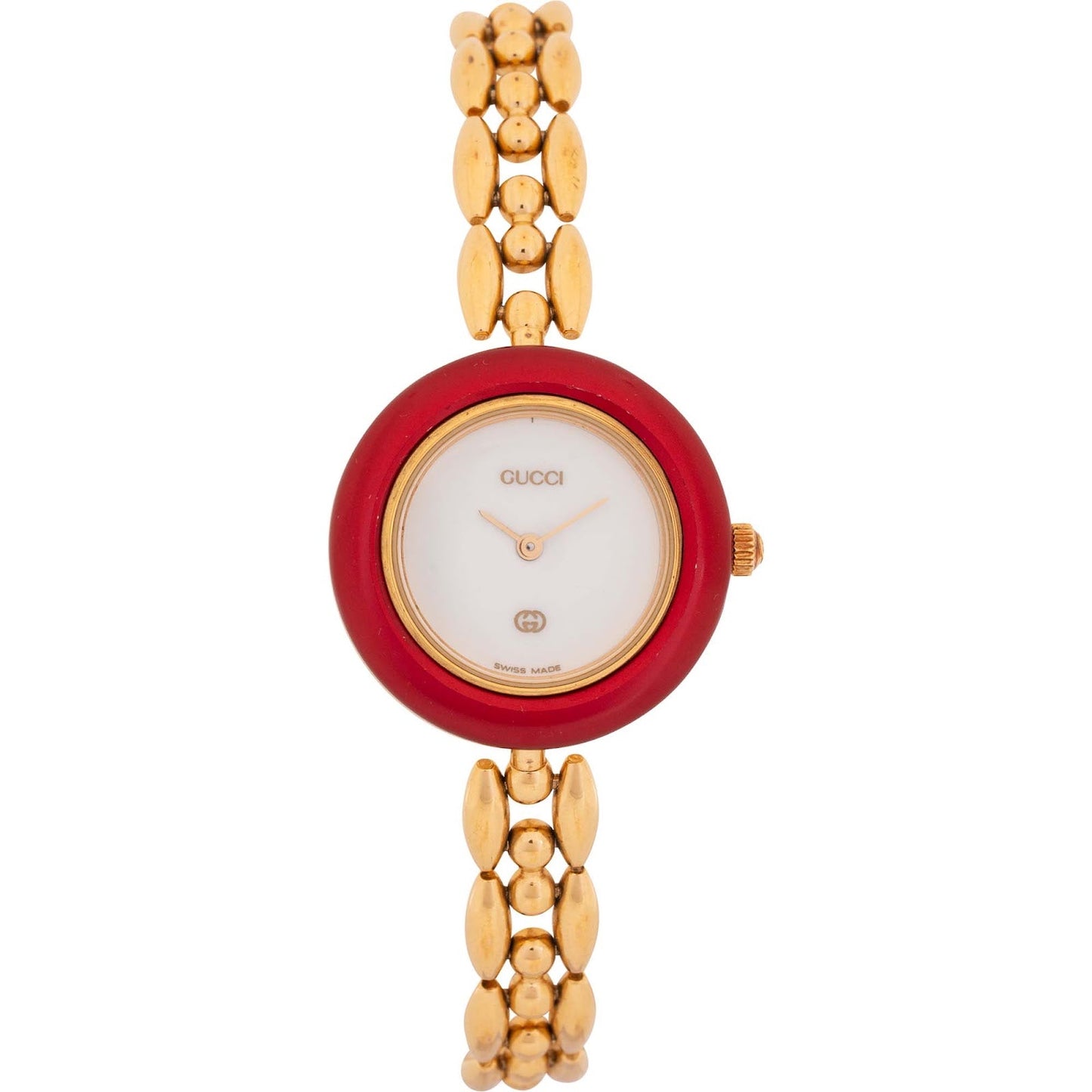 Gucci Gold Tone Change Bezel 11/12.2 Women Watch