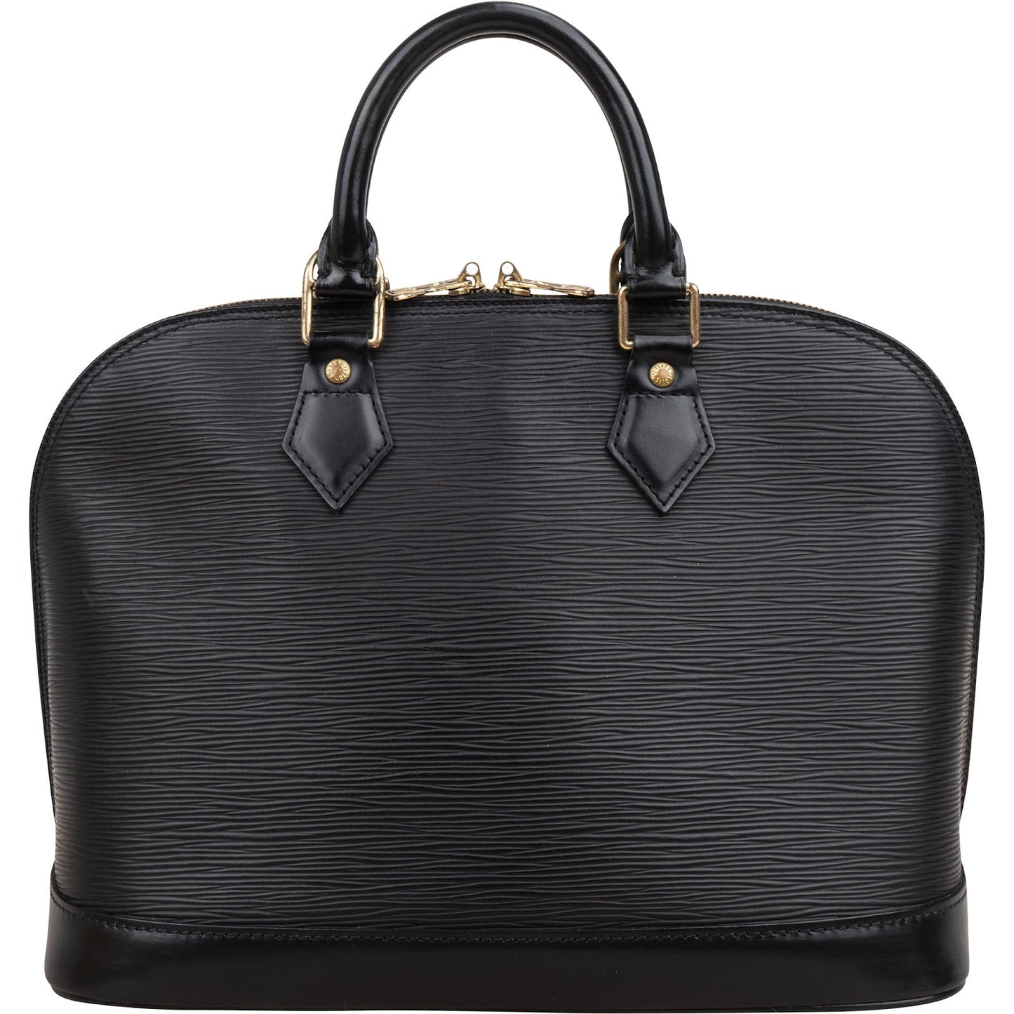 Louis Vuitton Noir Epi Leather Alma PM Handbag