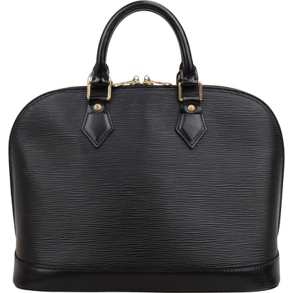 Louis Vuitton Noir Epi Leather Alma PM Handbag