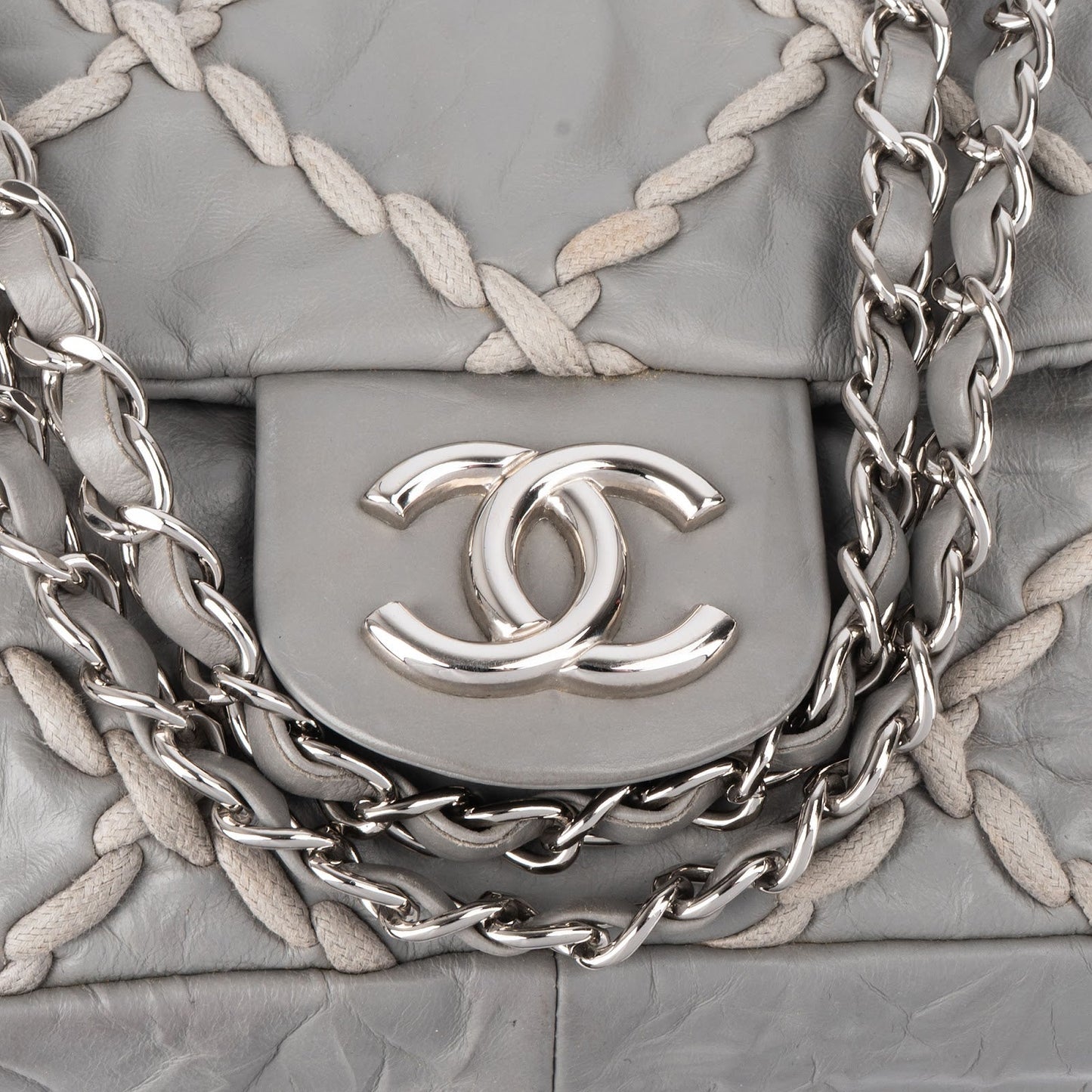 Chanel Leather Ultra Stitch Single Flap Shoulder Bag