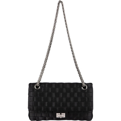 Chanel Rare Sample Satin Chocolate Bar 2.55 Reissue Double Flap Crossbody Bag
