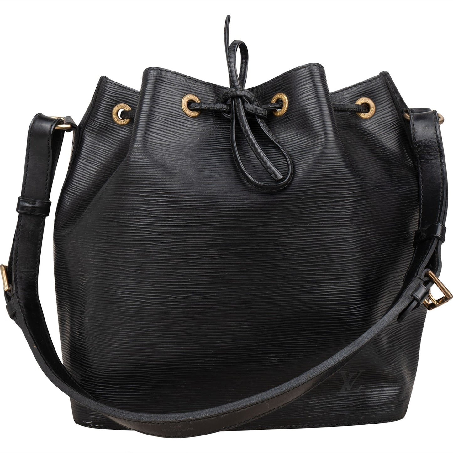 Louis Vuitton Noir Epi Leather Sac Noé Petit Shoulder Bag