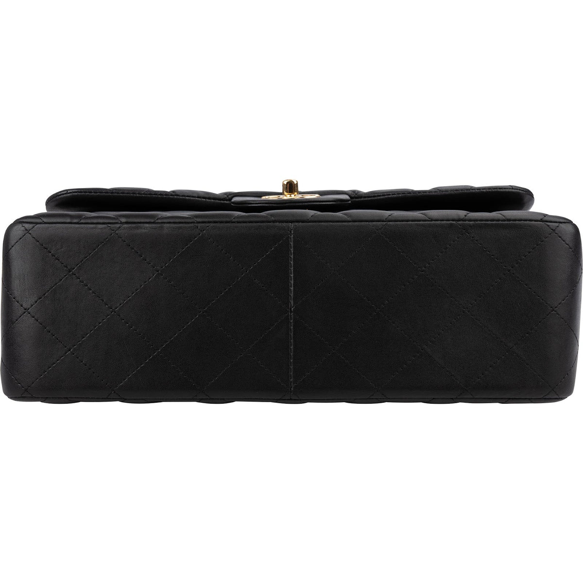 Chanel Quilted Lambskin Jumbo Double Flap Crossbody Bag