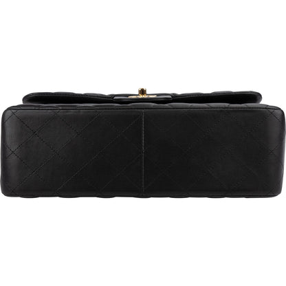 Chanel Quilted Lambskin Jumbo Double Flap Crossbody Bag
