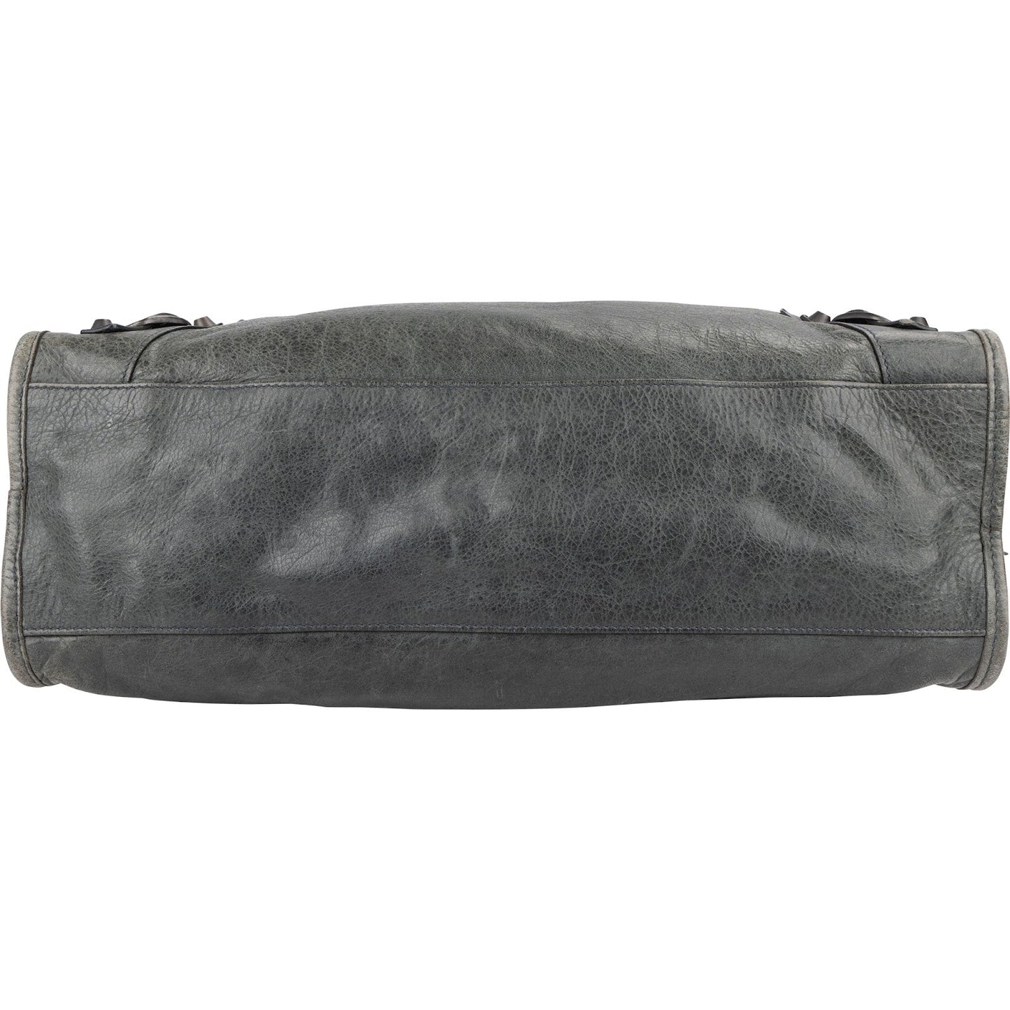 Balenciaga Dark Green Leather Classic City Handbag