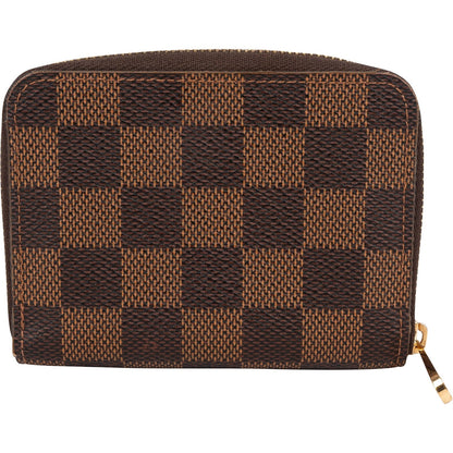 Louis Vuitton Monogram Damier Ebene Zippy Coin Wallet
