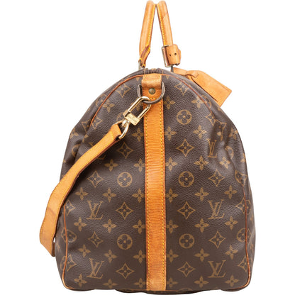 Louis Vuitton Monogram Canvas Keepall 55 Bandoulière Travel Bag