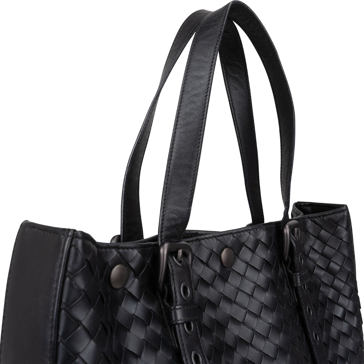 Bottega Veneta Intrecciato Nappa Leather Acqua Tote Shoulder Bag